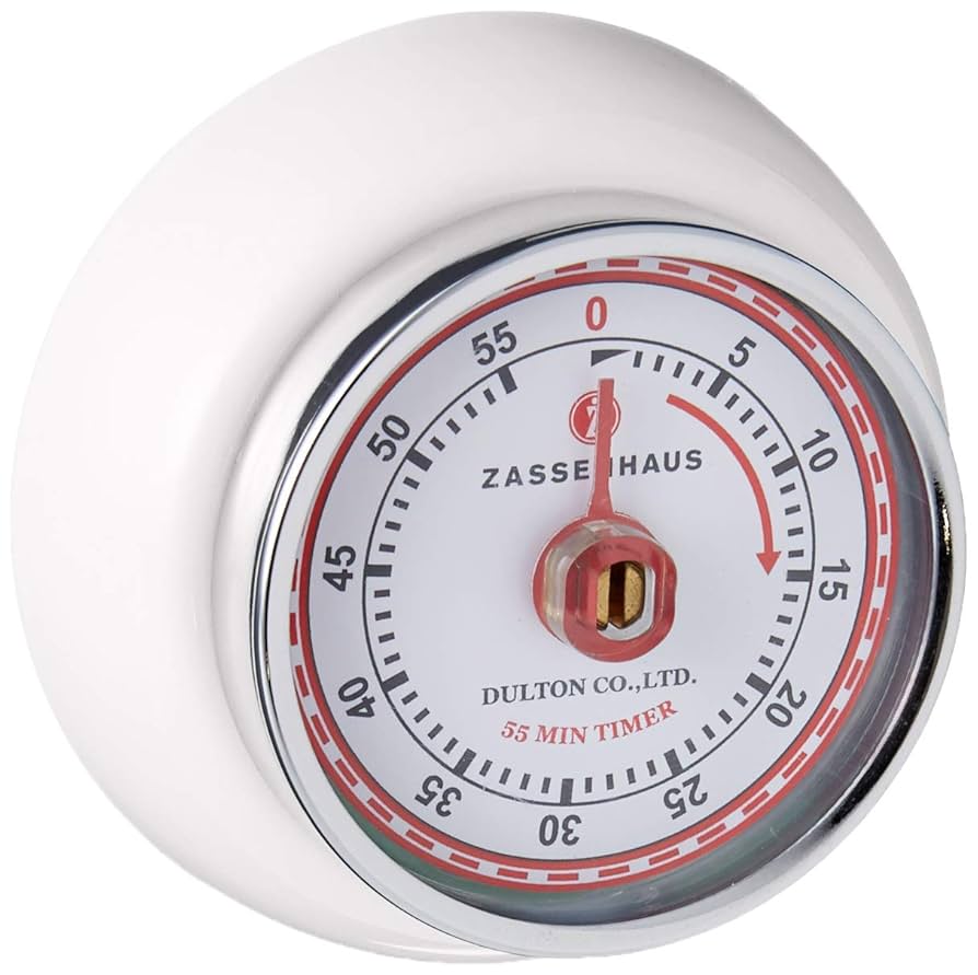 Amazon.com: Zassenhaus Magnetic Retro Kitchen Timer, Classic